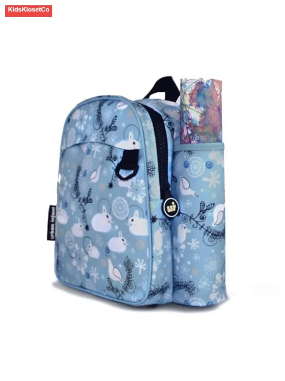 Toddler Preschool Backpack with Art Tube - Lightweight Daypack for Boys and